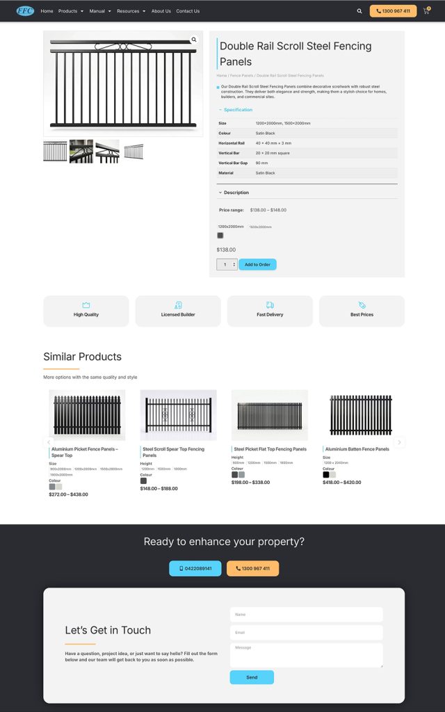ffcr-Single product page